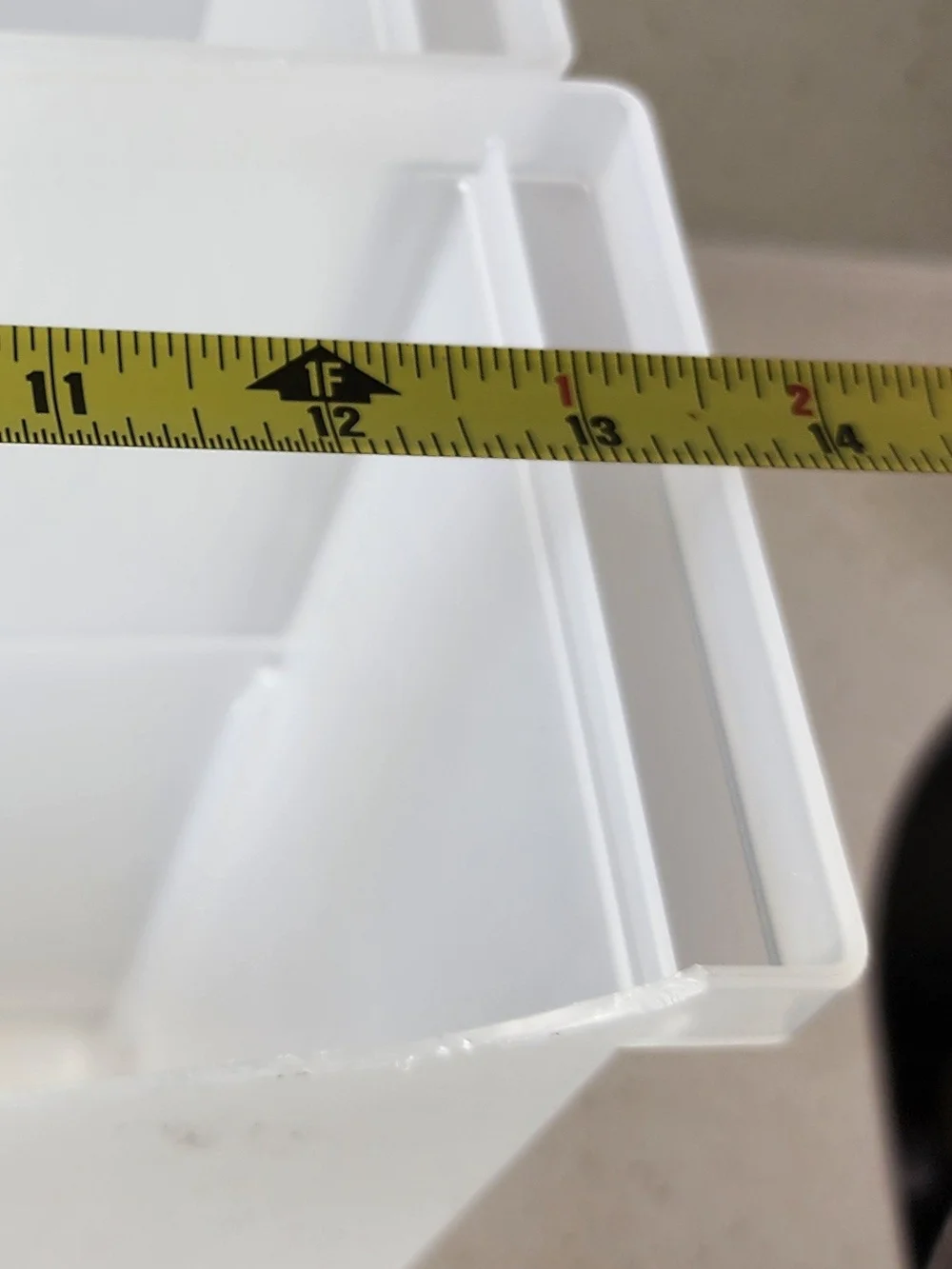 2 Pack White Plastic File Organizer - Home Office Storage Made In USA